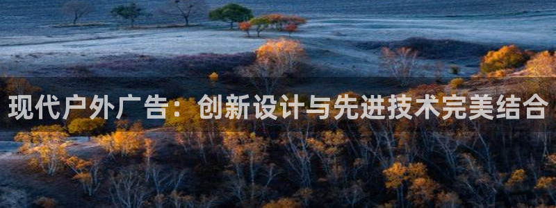 杏宇平台总代理是谁：现代户外广告：创新设计与先进技术完美结合