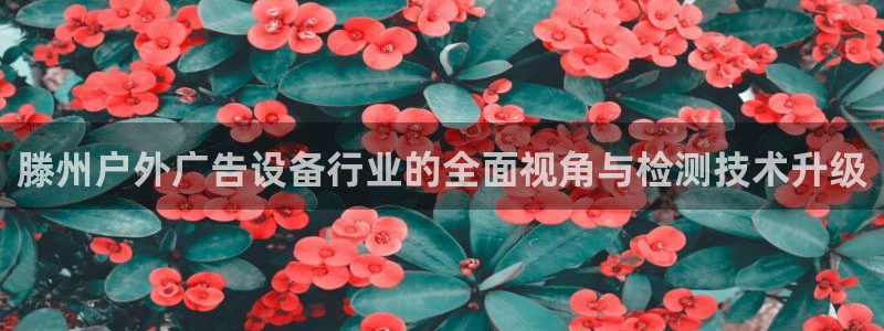 杏宇官方平台官网下载：滕州户外广告设备行