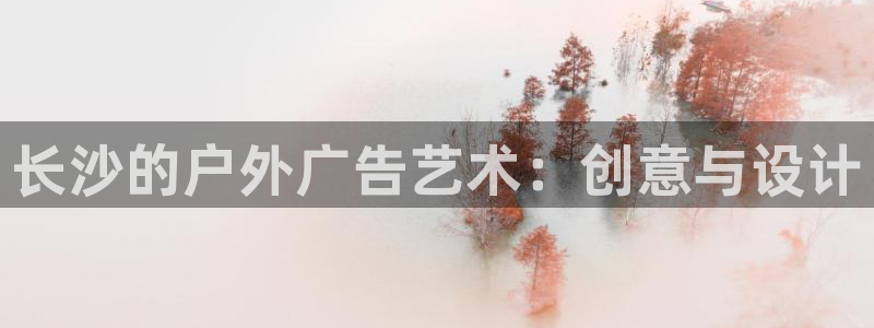杏宇平台注册地址：长沙的户外广告艺术：创