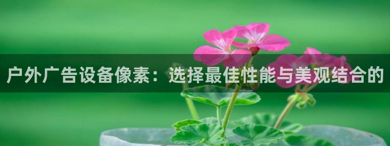 杏宇平台招商电话号码：户外广告设备像素：