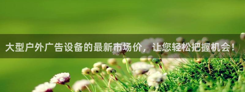 杏宇平台代理多少钱一次：大型户外广告设备