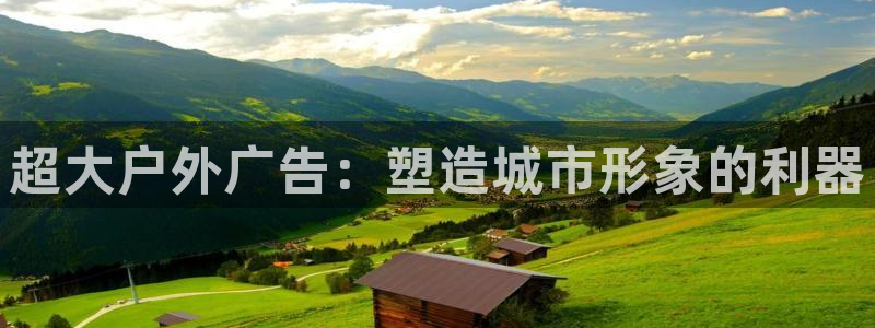 杏宇平台登录步骤：超大户外广告：塑造城市形象的利器