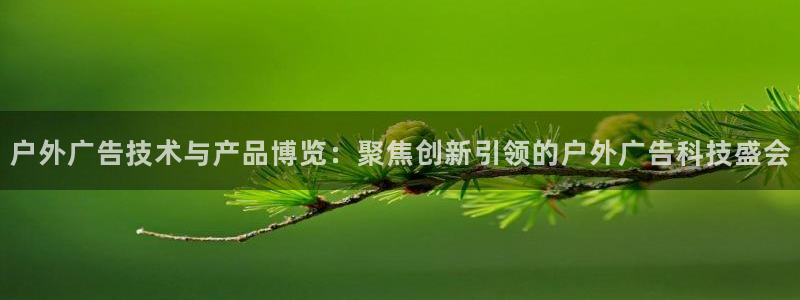 杏宇平台注册地址在哪里：户外广告技术与产品博览：聚焦创新引领的户外广告科技盛会