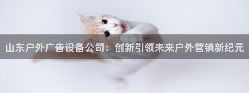 杏宇平台客服：山东户外广告设备公司：创新