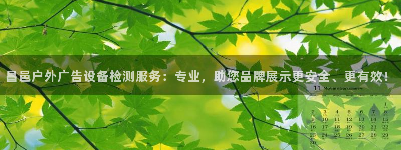 杏宇平台好吗：昌邑户外广告设备检测服务：